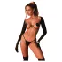 Obsessive - Ketten-BH-Geschirr - Schwarz (S-L)