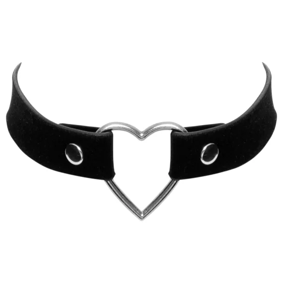 Cottelli - Herz-Halsband (schwarz)