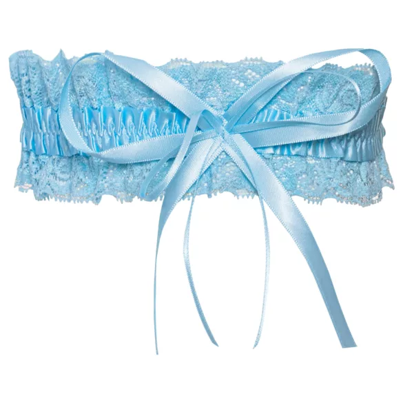 Cottelli - Brautstrumpfband in Blau - S-L