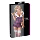 Cottelli - Kariertes Schulmädchen-Set, sexy Kostüm