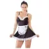 Cottelli - Zimmermädchenkleid und Schürze (schwarz-weiß) - M