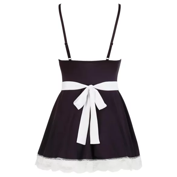Cottelli - Zimmermädchenkleid und Schürze (schwarz-weiß) - M
