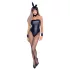Cottelli Bunny - glänzendes, sexy Hasenkostüm (5-teilig) - M