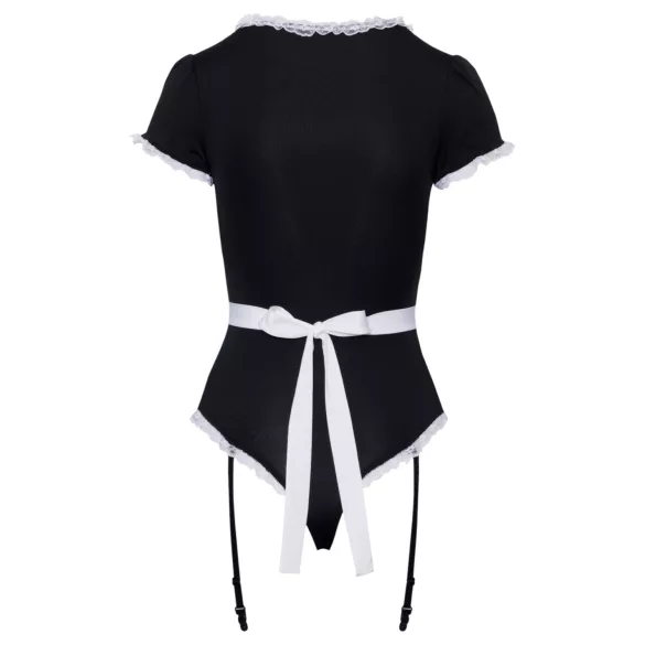 Cottelli - Kellnerinnen-Body mit Schürze (schwarz)