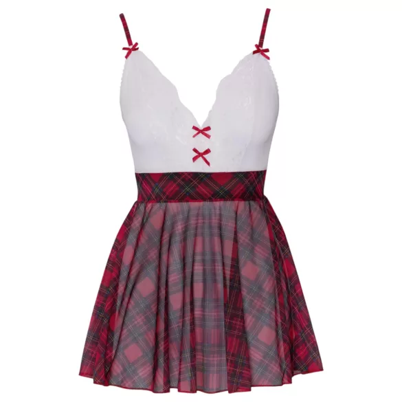 Cottelli - Schulmädchen-Kostüm (rot-weiß) - XL