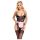 Cottelli - Transparente Dienstmädchenkostüm (schwarz-pink) - M