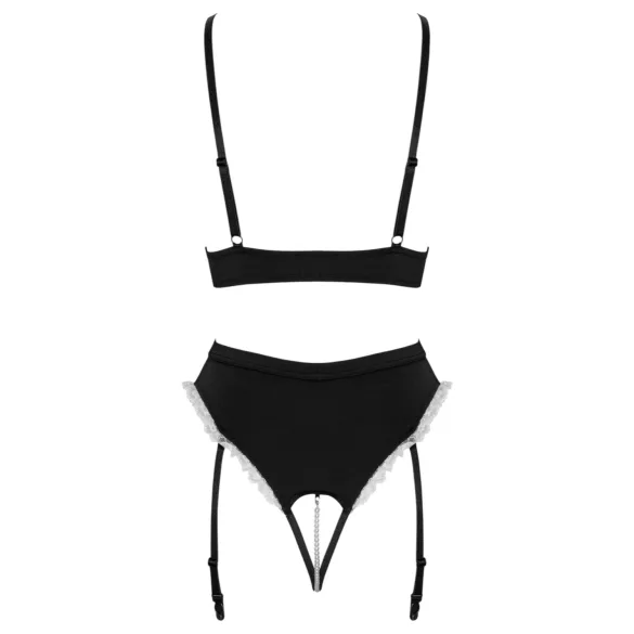 Cottelli - Dienstmädchen-Set (schwarz)