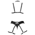 Cottelli - verführerisches Trio Dessous-Set - Schwarz (S-L)