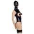 Bad Kitty - Offener Body & Sauggesicht (Schwarz) - XXL