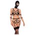 Bad Kitty - Körpergeschirr-Set & Maske (schwarz) - M
