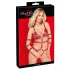 Bad Kitty - Genietter Bondage-Body (rot) - M
