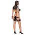 Bad Kitty - Spitzen-BDSM-Set (schwarz) - L
