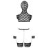 Bad Kitty - Spitzen-BDSM-Set (schwarz) - L