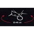 Bad Kitty - Halsband mit Herz & Metallleine (schwarz)