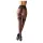 Cottelli - exklusive gemusterte, offene Strümpfe (schwarz) - 5