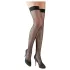 Cottelli - Feinmaschiges Netzstrümpfe (Schwarz) - XL