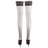 Cottelli - Satinierte Halterlose Strümpfe (schwarz) - 4/L