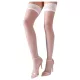 Cottelli - Satin Halterlose Strümpfe (weiß) - 2/M