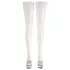 Cottelli - Satin Halterlose Strümpfe (weiß) - 2/M