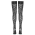 Cottelli Legwear - Leopardenmuster Strümpfe (schwarz) - 5