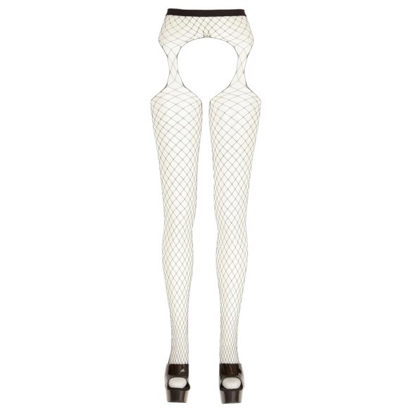 Cottelli - Offene Grobnetzstrümpfe - Schwarz (S-L)