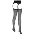 Cottelli - sexy Strümpfe mit Spitzenbund (schwarz) - 3