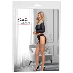Cottelli - Seidige Halterlose Strümpfe (Natur)