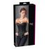 Cottelli - Besticktes Party-Korsett (Schwarz) - 2XL