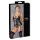 Cottelli Bondage - Glänzendes Hebe-Top mit Fesseln (Schwarz) - XL