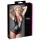 Cottelli - Glänzender Netz-Body (schwarz) - L