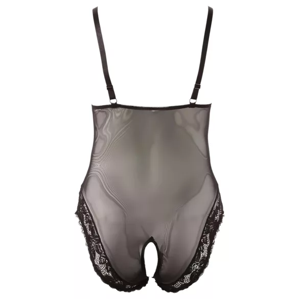 Cottelli Plus Size - Spitzenbody (schwarz) - XXXXL
