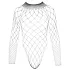 NO:XQSE - Langarm-Netz-Body - Schwarz (S-L)