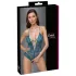 Cottelli - Schnür-Body aus Spitze, offen (grün) - XL