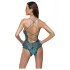 Cottelli - Schnür-Body aus Spitze, offen (grün) - XL