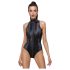 Cottelli Party - Schlangenhautmuster Body (schwarz) - L