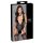Cottelli Bondage - Spitzen-Body mit Halsband (schwarz) - XL