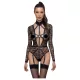 Cottelli - transparenter Riemenbody (schwarz) - M