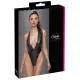 Cottelli Party - Glänzender Neckholder-Body (Schwarz)