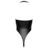 Cottelli Party - Glänzender Neckholder-Body (Schwarz)