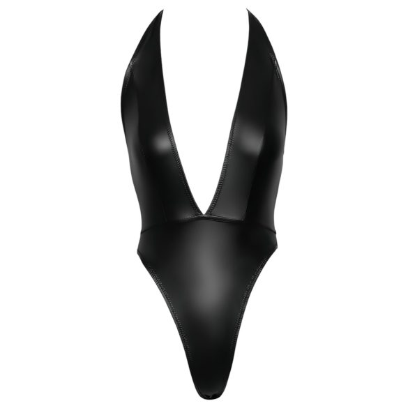 Cottelli Party - Glänzender Neckholder-Body (Schwarz) - M