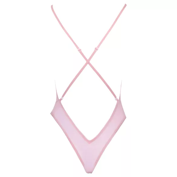 Kissable - Body mit Rosenspitze (Pink)