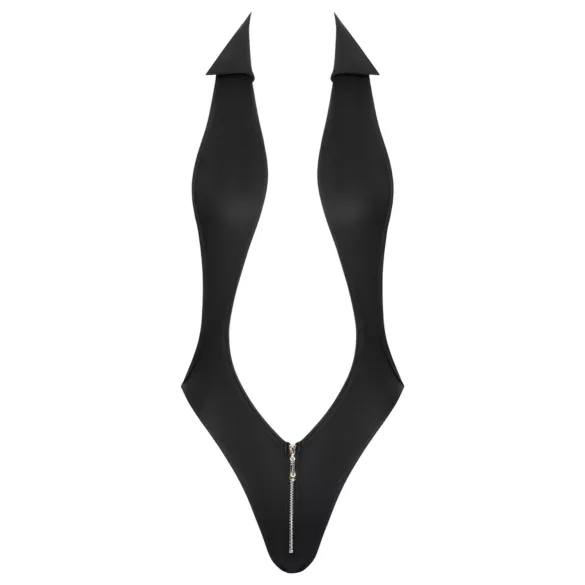 Cottelli Party - Body mit Kragen (schwarz) - M/L