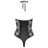 Cottelli Party - Blumenmuster-Body (schwarz)