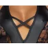 Cottelli Party - Blumenmuster-Body (schwarz) - L