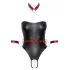 Cottelli Bondage - Glänzender Body und Handfesseln (schwarz)
