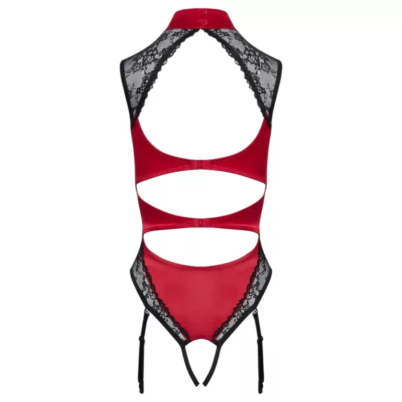 Cottelli - Spitzebody mit Halsband (rot)