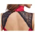 Cottelli - Spitzebody mit Halsband (rot)