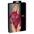 Cottelli - Transparenter Spitzenbody (Rot)