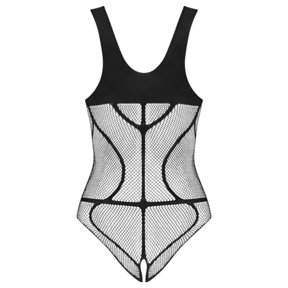 Obsessive B336 - transparenter, offener schwarzer Netzbody (S-L)