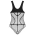 Obsessive B336 - transparenter, offener schwarzer Netzbody (S-L)